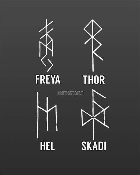 Freya rune tattop